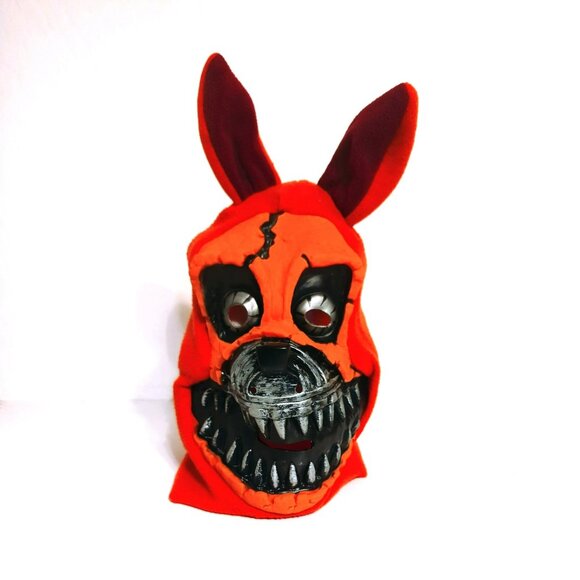 Five Nights at Freddy's Nightmare Foxy Adult Cosplay Orange Mask 2018 Rubies - Picture 1 of 7